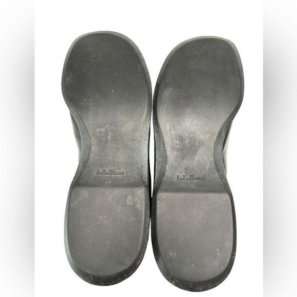 LL Bean Black Smooth Leather Lace-Up Combat Ankle Boots Sz 6.5 Made in Portugal - Picture 12 of 13